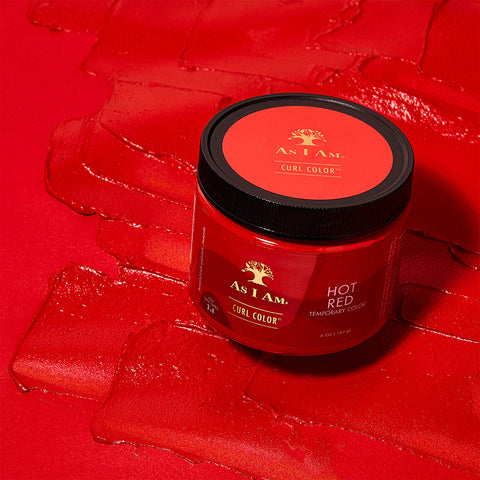 Image of Curl Color Hot Red Position 1