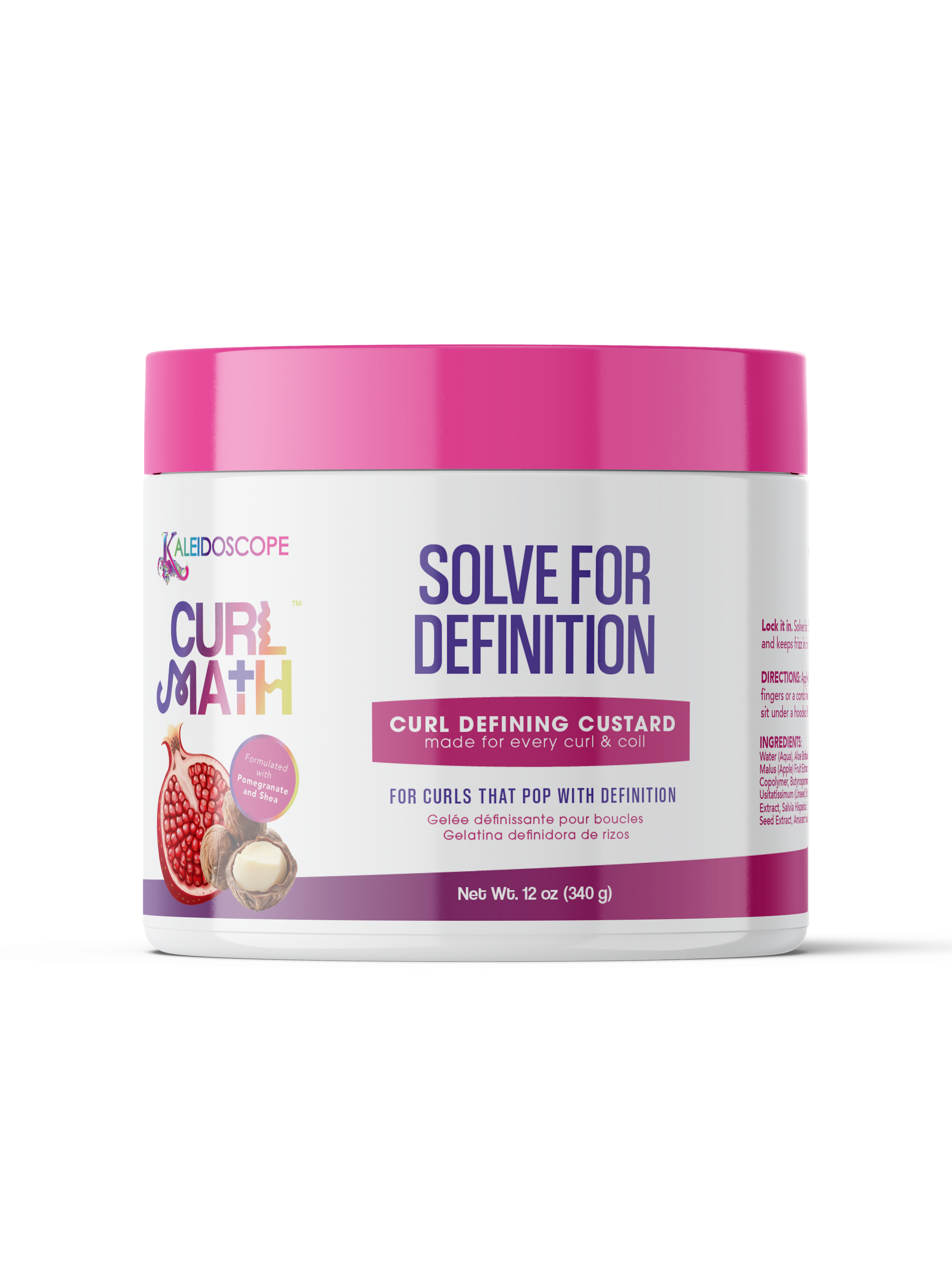 Curl Math Solve for Definition - Curl Defining Custard 12oz Position 1