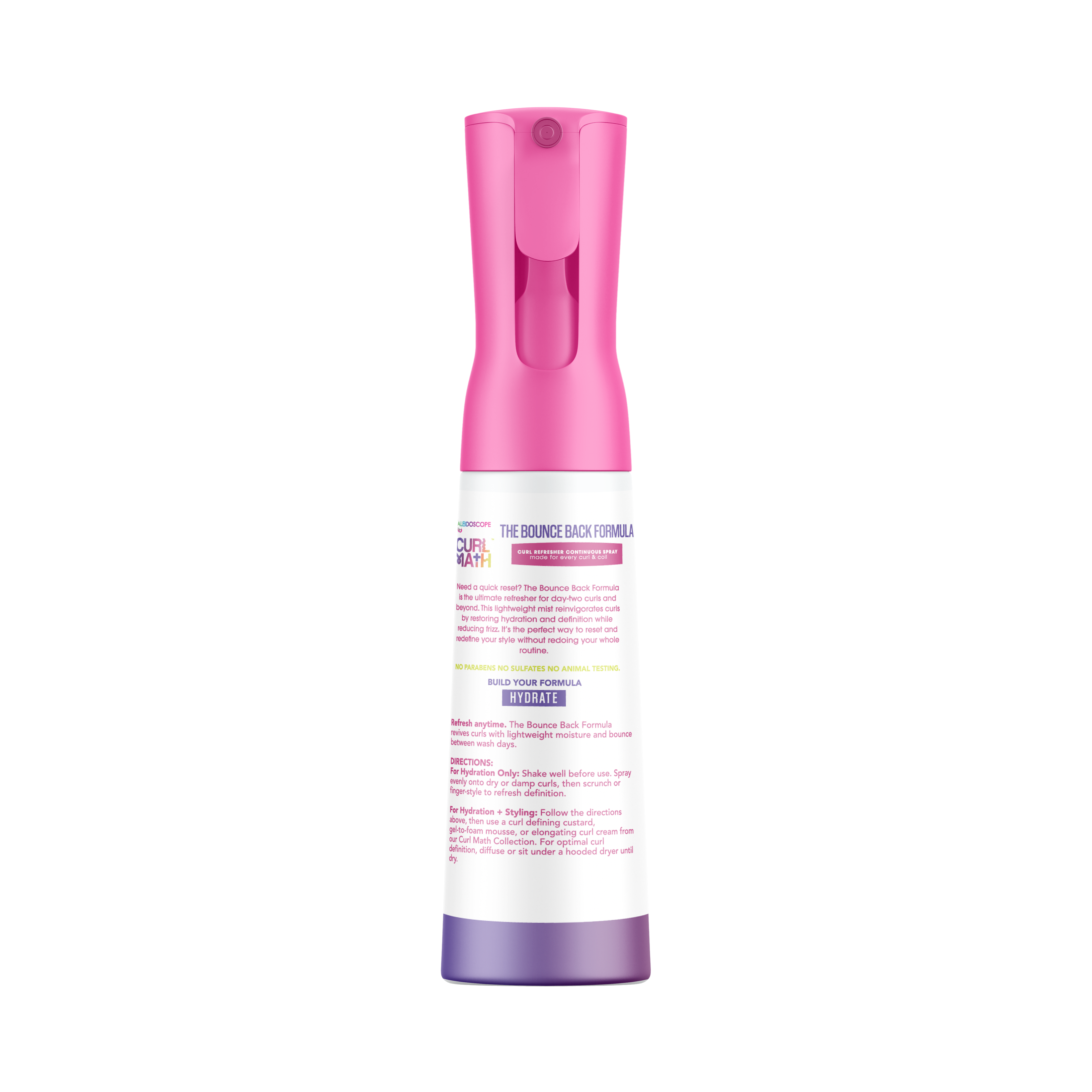 Curl Math The Bounce Back Formula - Curl Refresher Continuous Spray 6.7oz Position 6