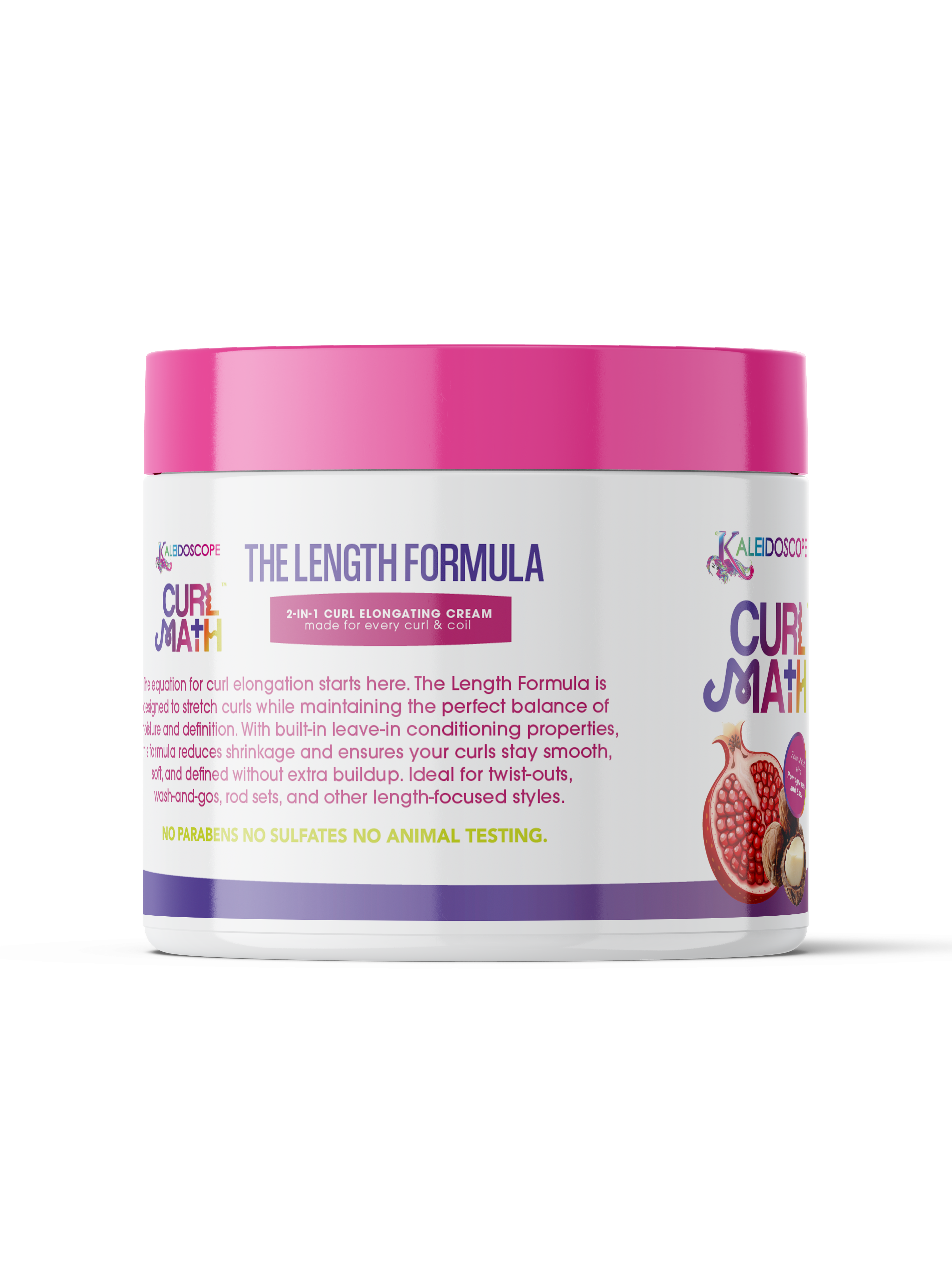 Curl Math The Length Formula - 2-in-1 Curl Elongating Cream 12oz Position 6