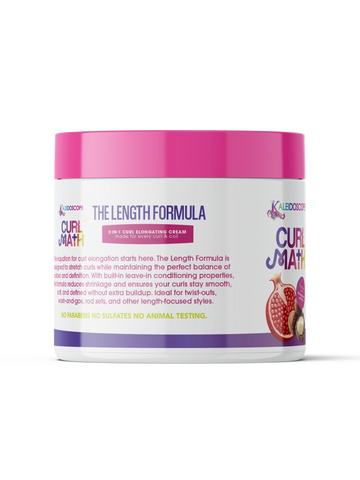 Image of Curl Math The Length Formula - 2-in-1 Curl Elongating Cream 12oz Position 6