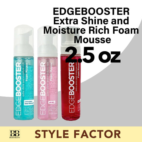 Image of Style Factor EDGEBOOSTER Extra Shine and Moisture Rich Foam Mousse 2.5 oz Position 2