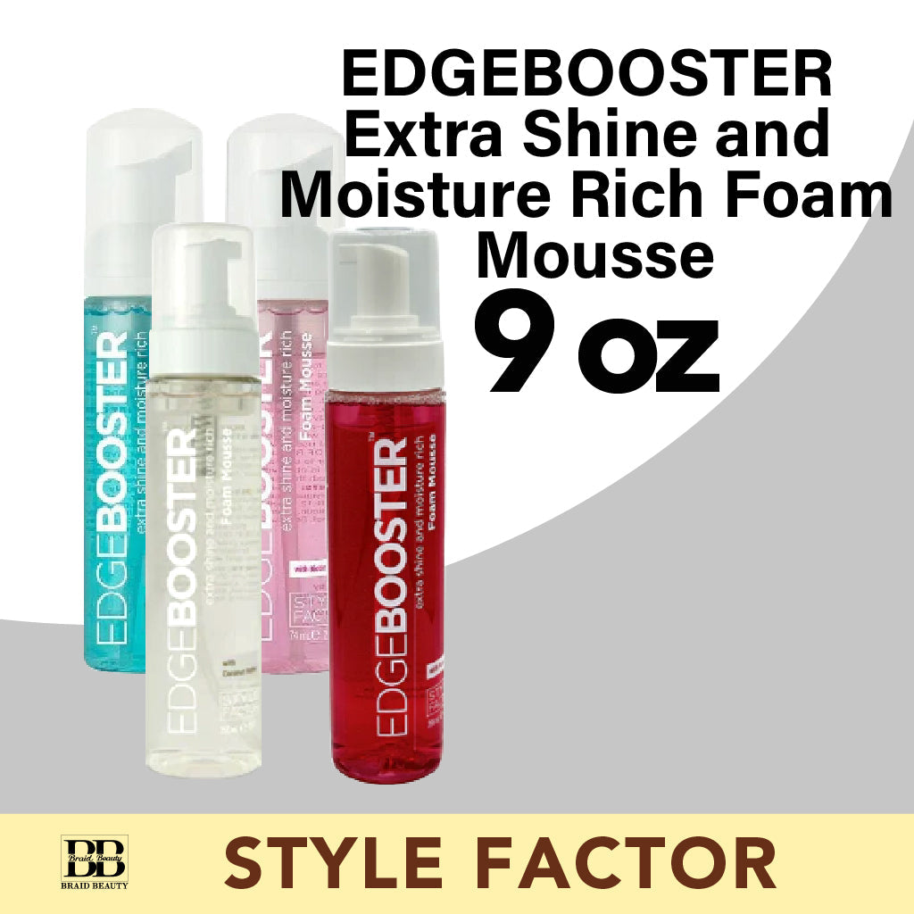 Style Factor EDGEBOOSTER Extra Shine and Moisture Rich Foam Mousse 9 oz Position 2
