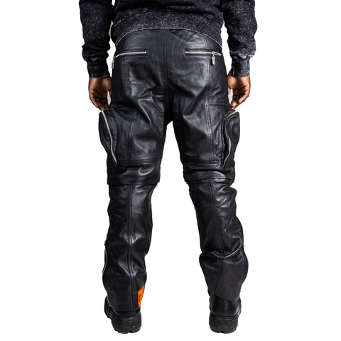 Image of ARTICLE I LEATHER UTILITY PANTS Position 7
