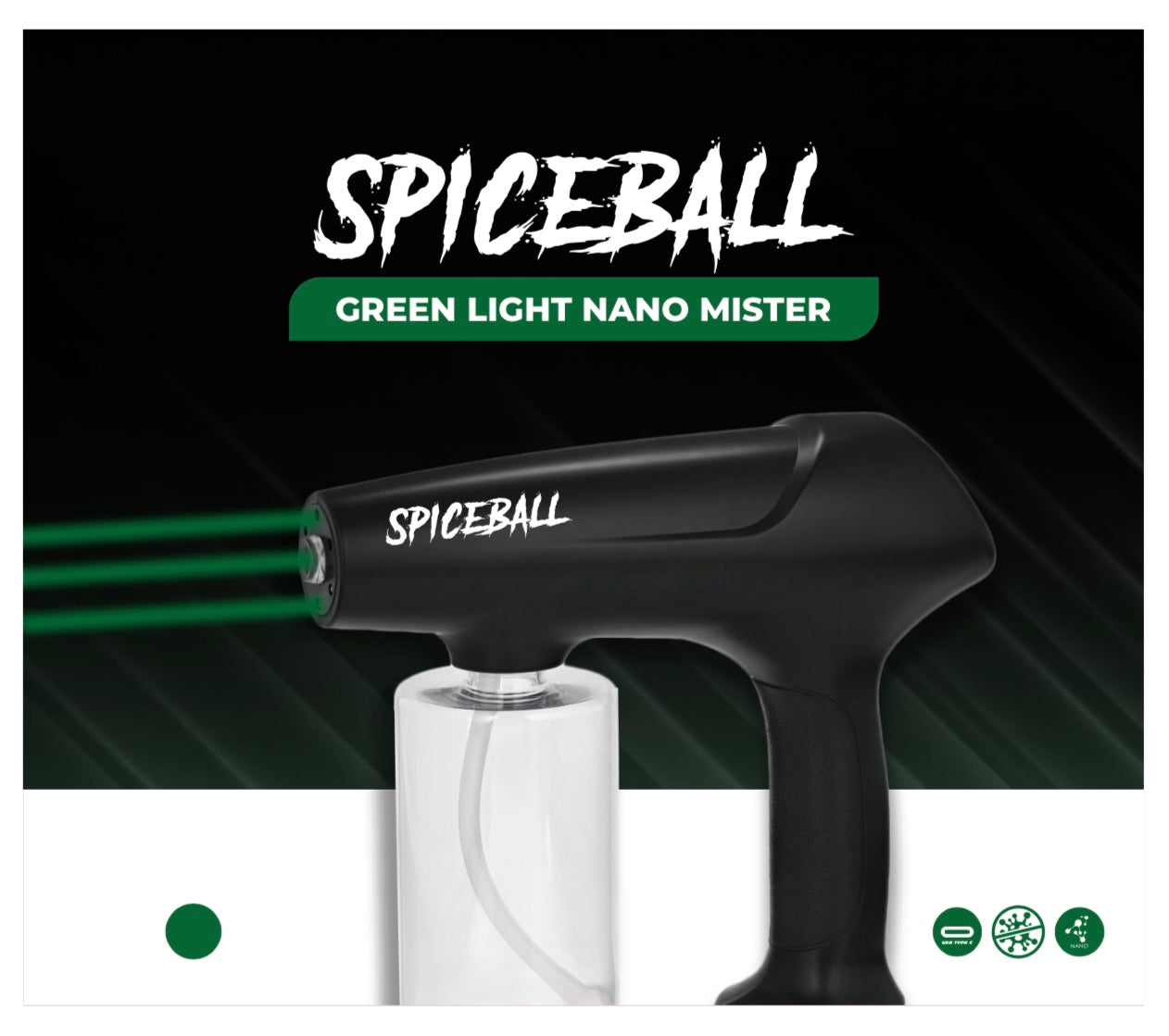 Black Spiceball Blaster Position 1