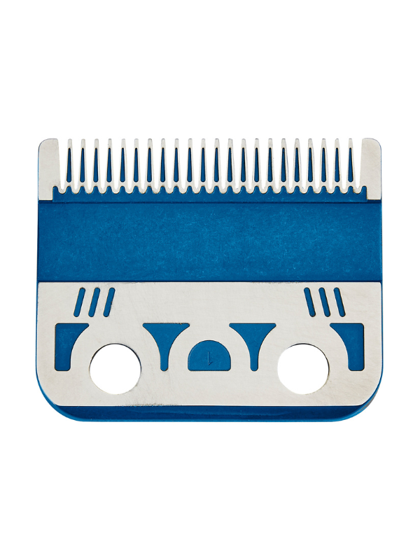 BaBylissPRO MIM Ultra-Thin Blue Clipper Blade #FX8022BL Position 2