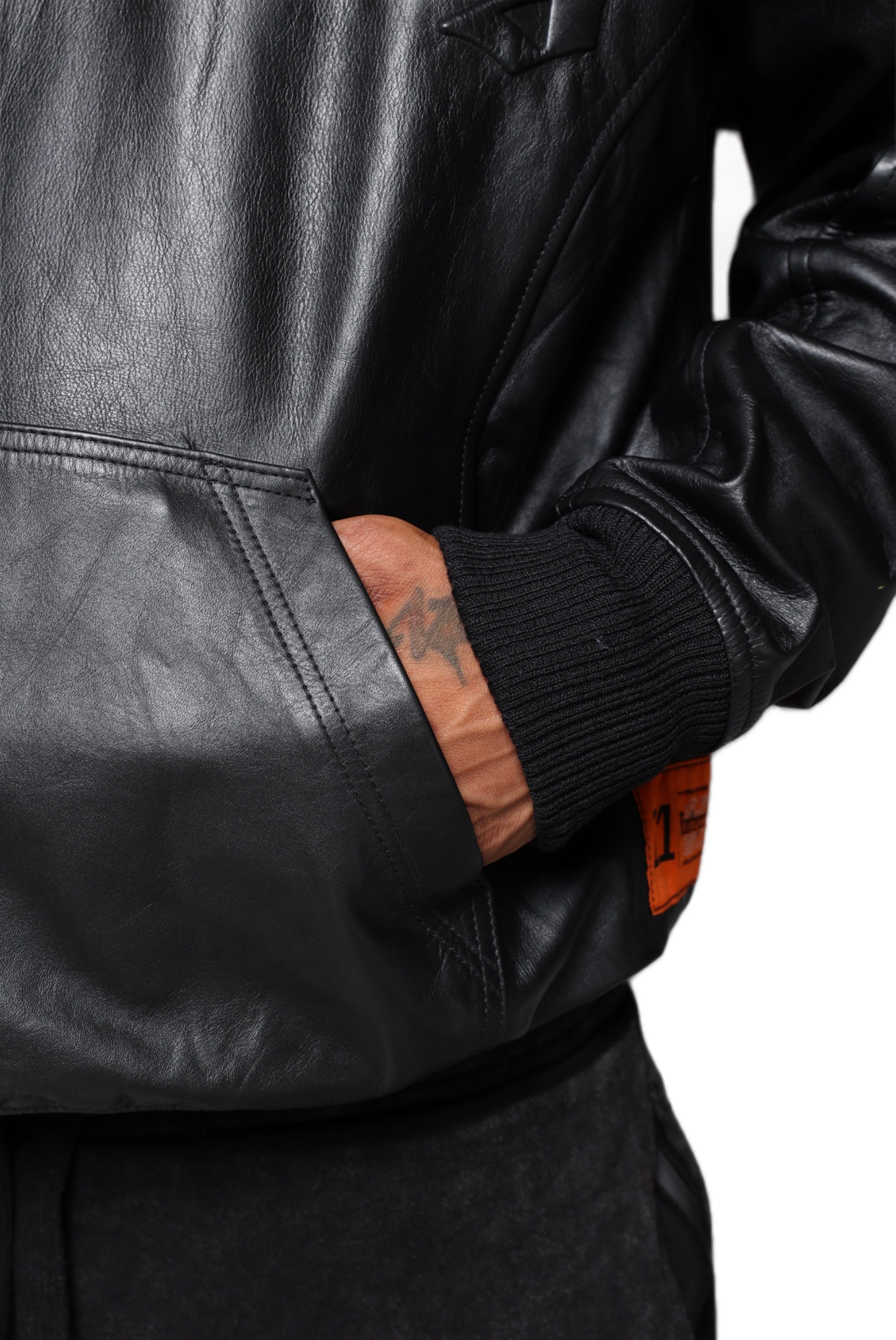 ARTICLE I LEATHER ANORAK Position 3