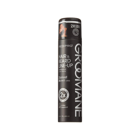 Image of Red PRO GROOMANE Waterproof & Fade-Resistant Temporary Lineup Color Spray (187g/6.6oz) Position 3