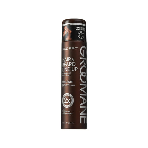 Image of Red PRO GROOMANE Waterproof & Fade-Resistant Temporary Lineup Color Spray (187g/6.6oz) Position 4