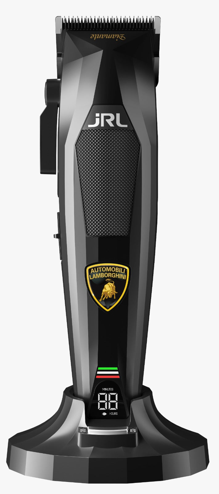 JRL Professional x Lamborghini Diamante Limited Edition Cordless Clipper & Trimmer Combo Set - Black (DI2025B) Position 4
