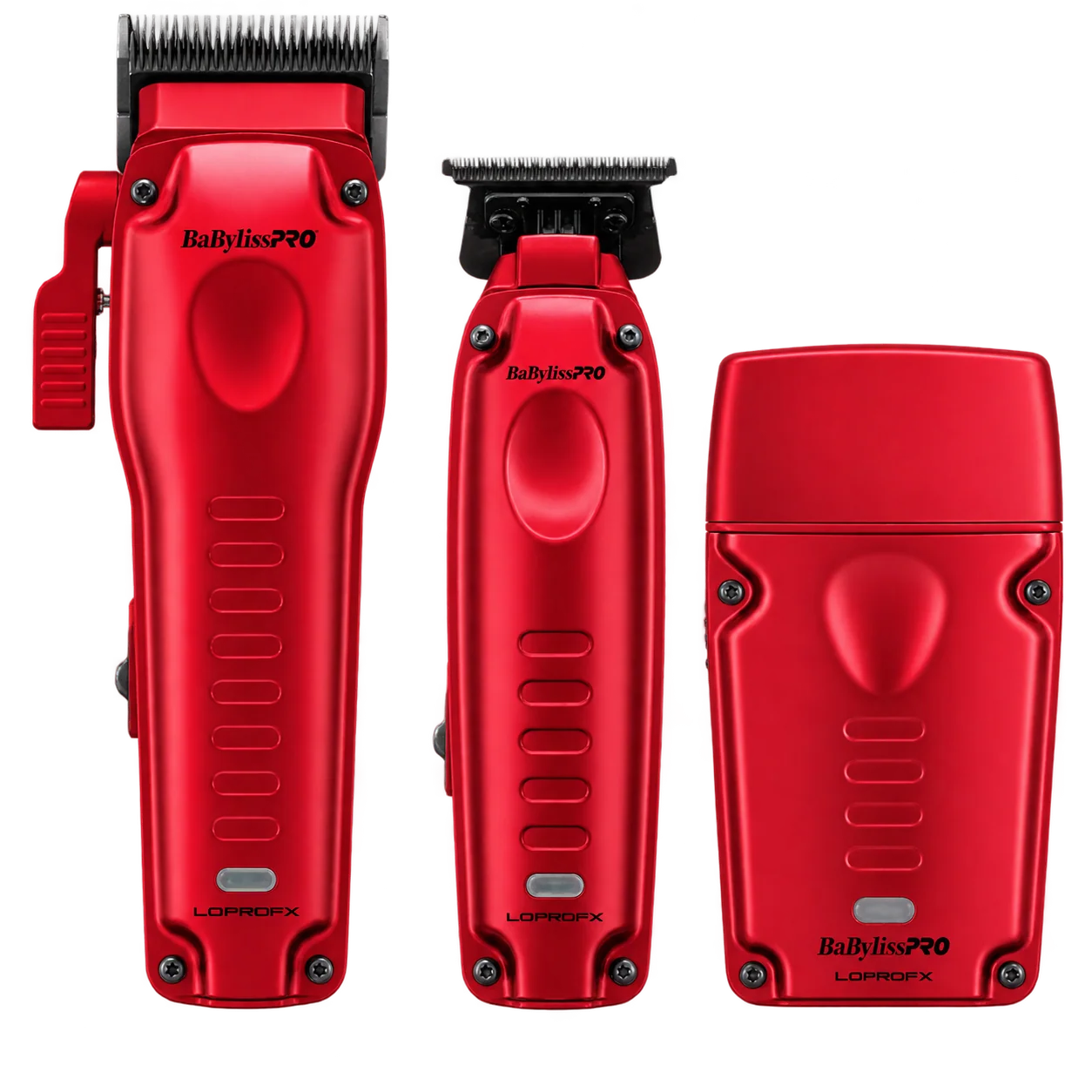 BaBylissPRO LO-PROFX Red Compact Clipper, Trimmer, Shaver Combo Position 1