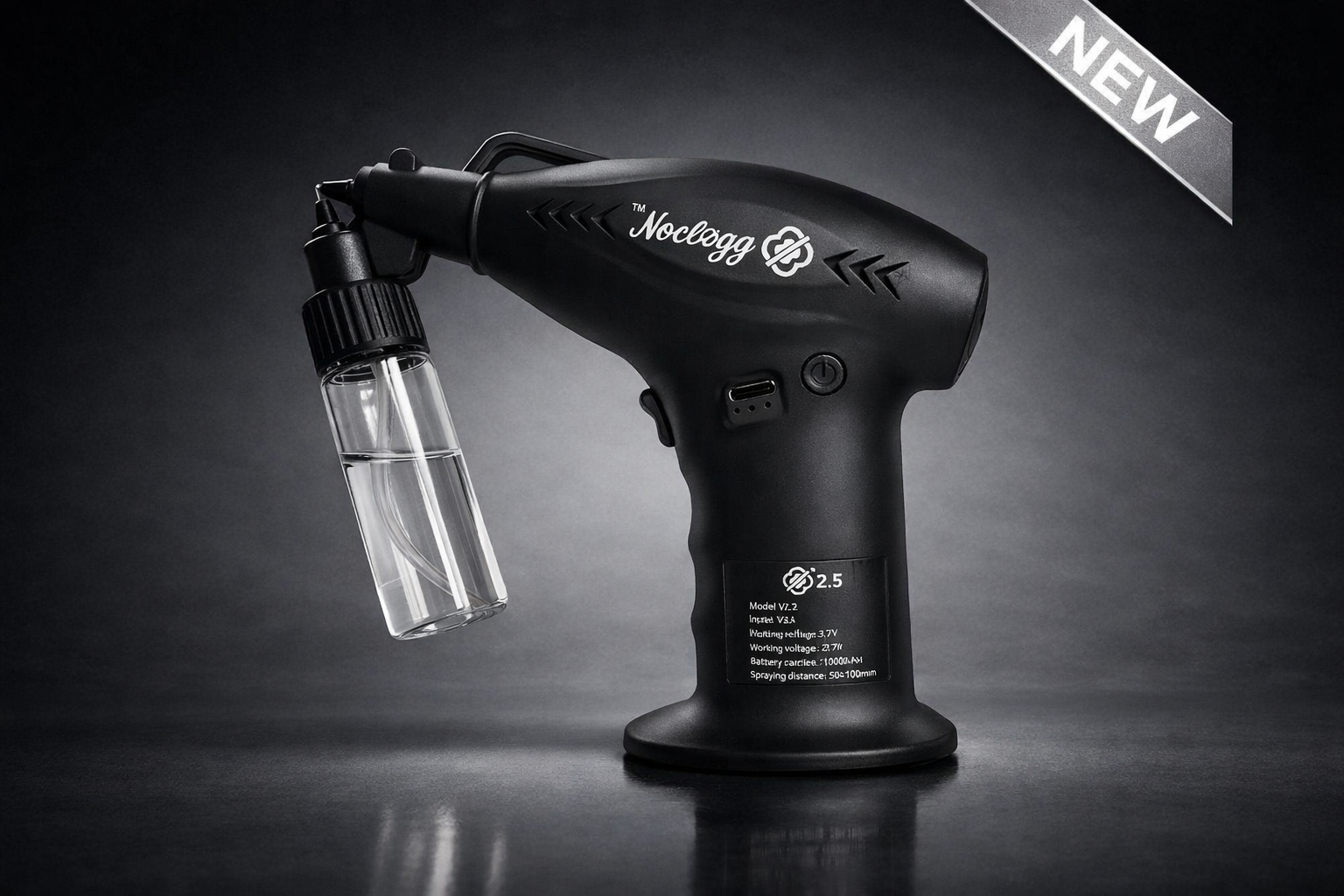 New! NoClogg AirBrush 2.5 Position 2