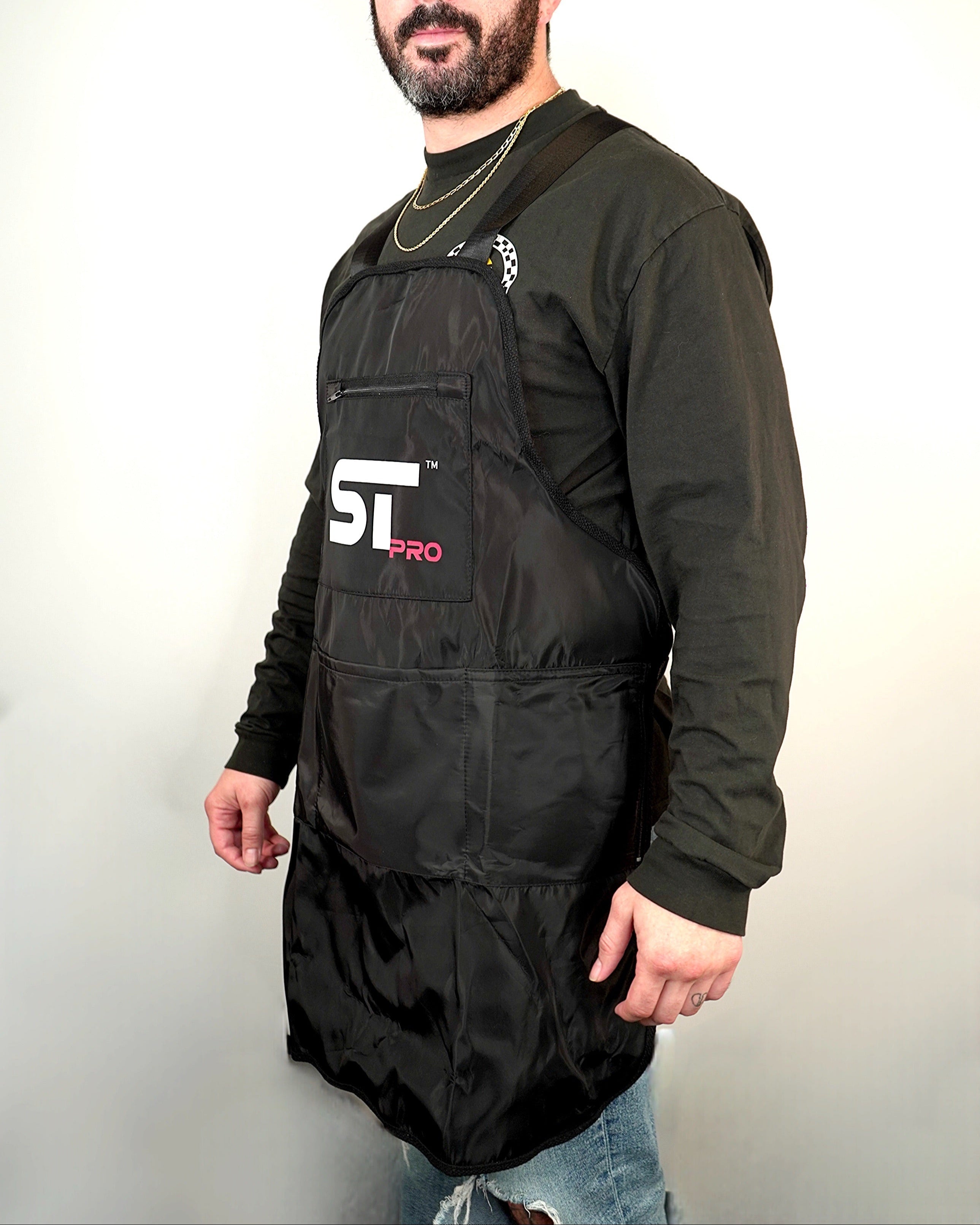 Pro Barber Apron Position 9