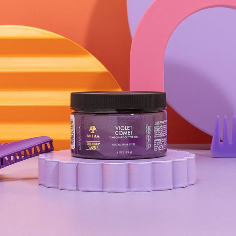 Image of Curl Color Glitter Violet Comet Position 1
