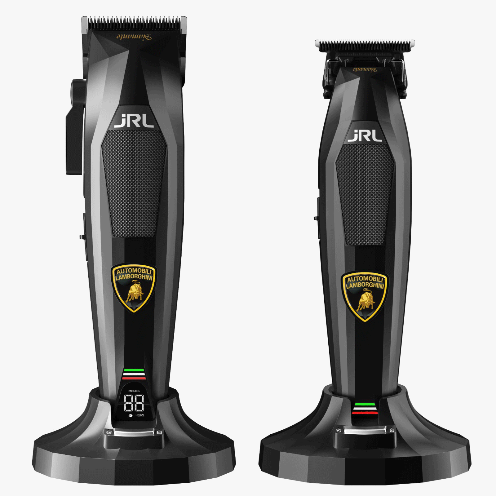 JRL Professional x Lamborghini Diamante Limited Edition Cordless Clipper & Trimmer Combo Set - Black (DI2025B) Position 6
