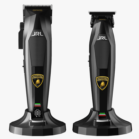 Image of JRL Professional x Lamborghini Diamante Limited Edition Cordless Clipper & Trimmer Combo Set - Black (DI2025B) Position 6