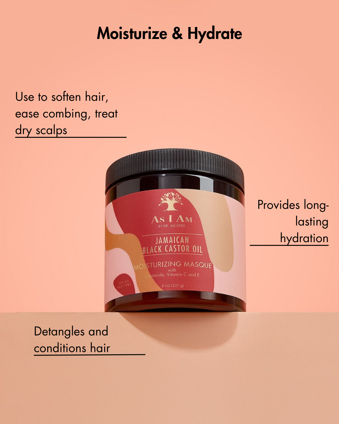 Jamaican Black Castor Oil Hair Mask Position 4