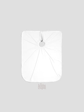 KIDS Solid White PRO Cape Position 1