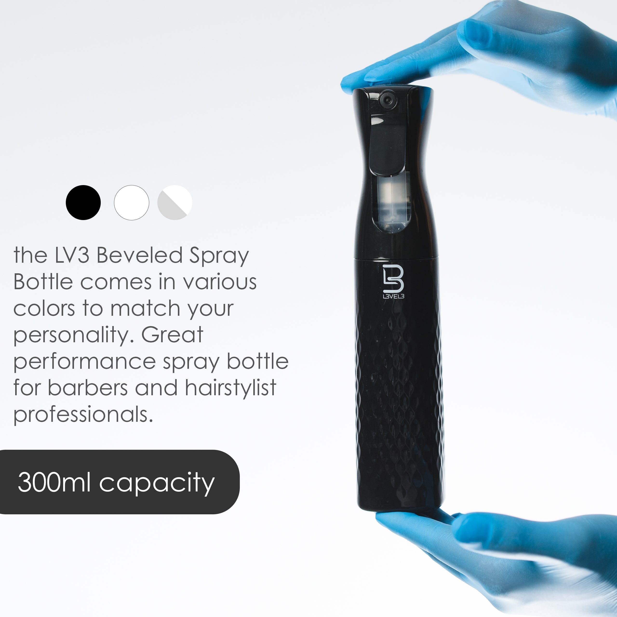 Beveled Spray Bottle Position 5