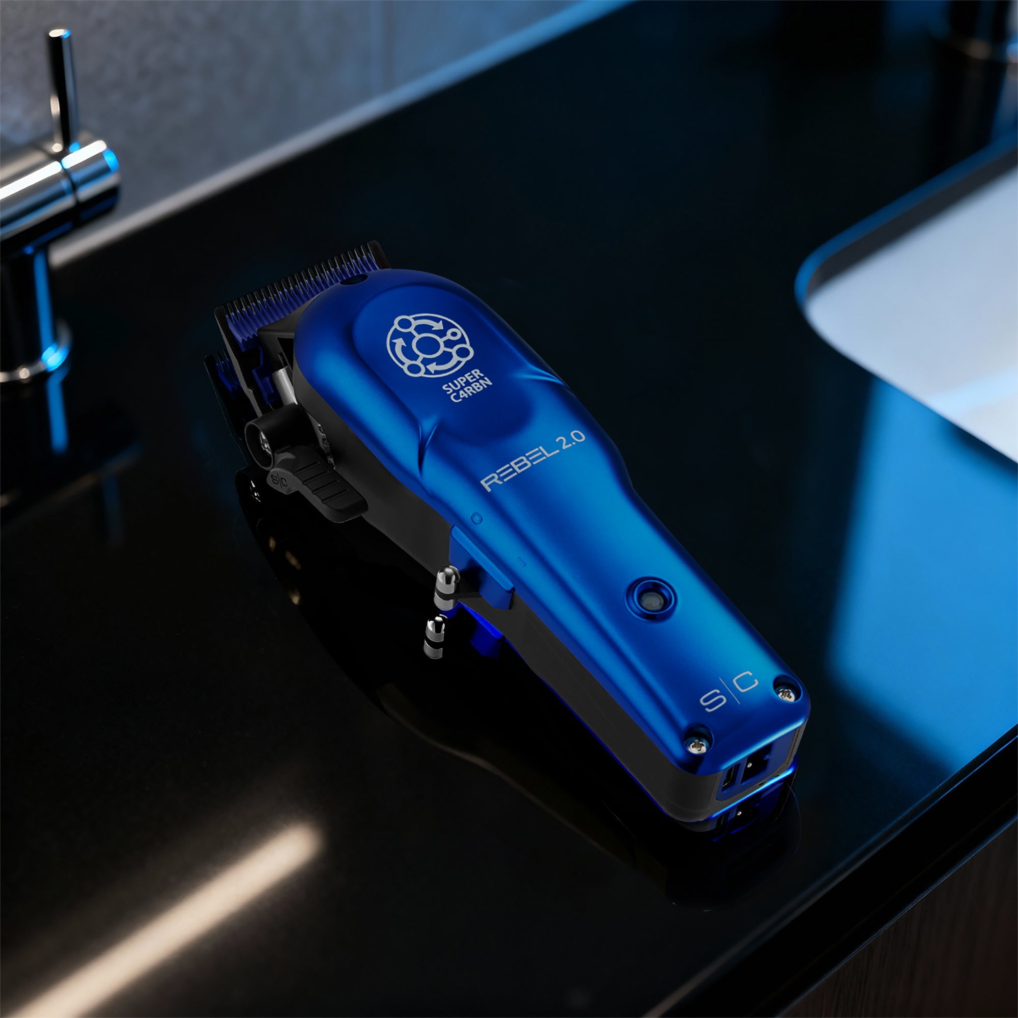 StyleCraft Rebel 2.0 Professional Cordless Hair Clipper w/ Super C4RBN Motor (SC601M) Position 41