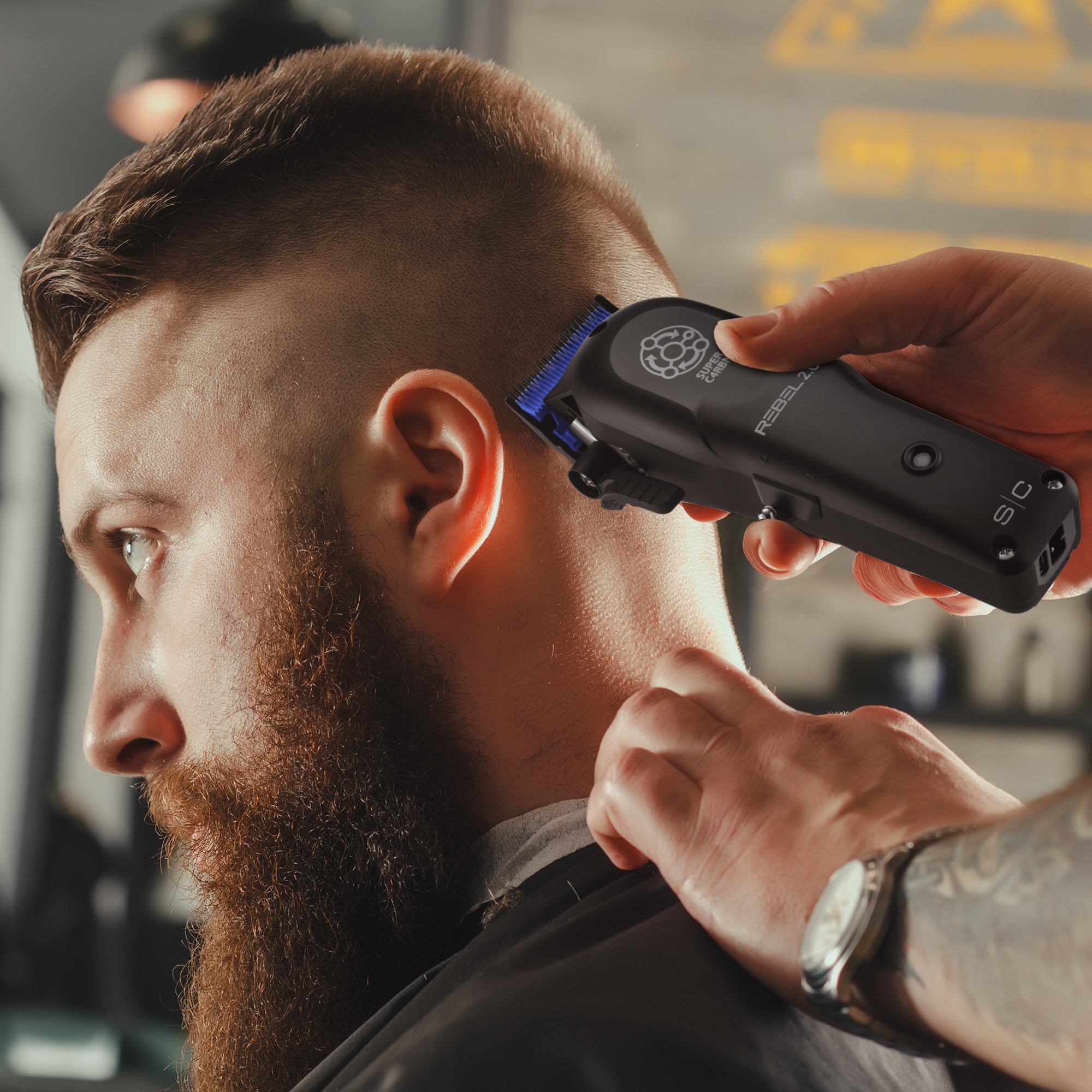 StyleCraft Rebel 2.0 Professional Cordless Hair Clipper w/ Super C4RBN Motor (SC601M) Position 37