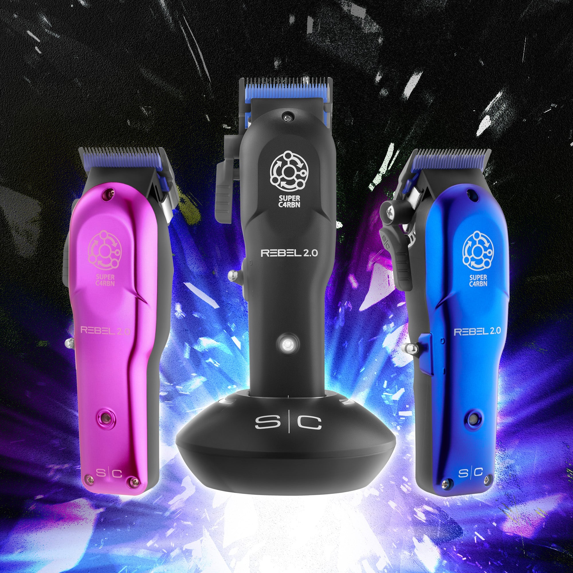 StyleCraft Rebel 2.0 Professional Cordless Hair Clipper w/ Super C4RBN Motor (SC601M) Position 33
