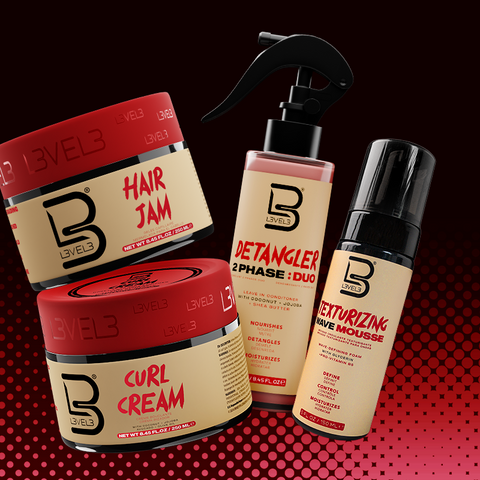 Image of Red Line Curl & Texture Collection Position 2