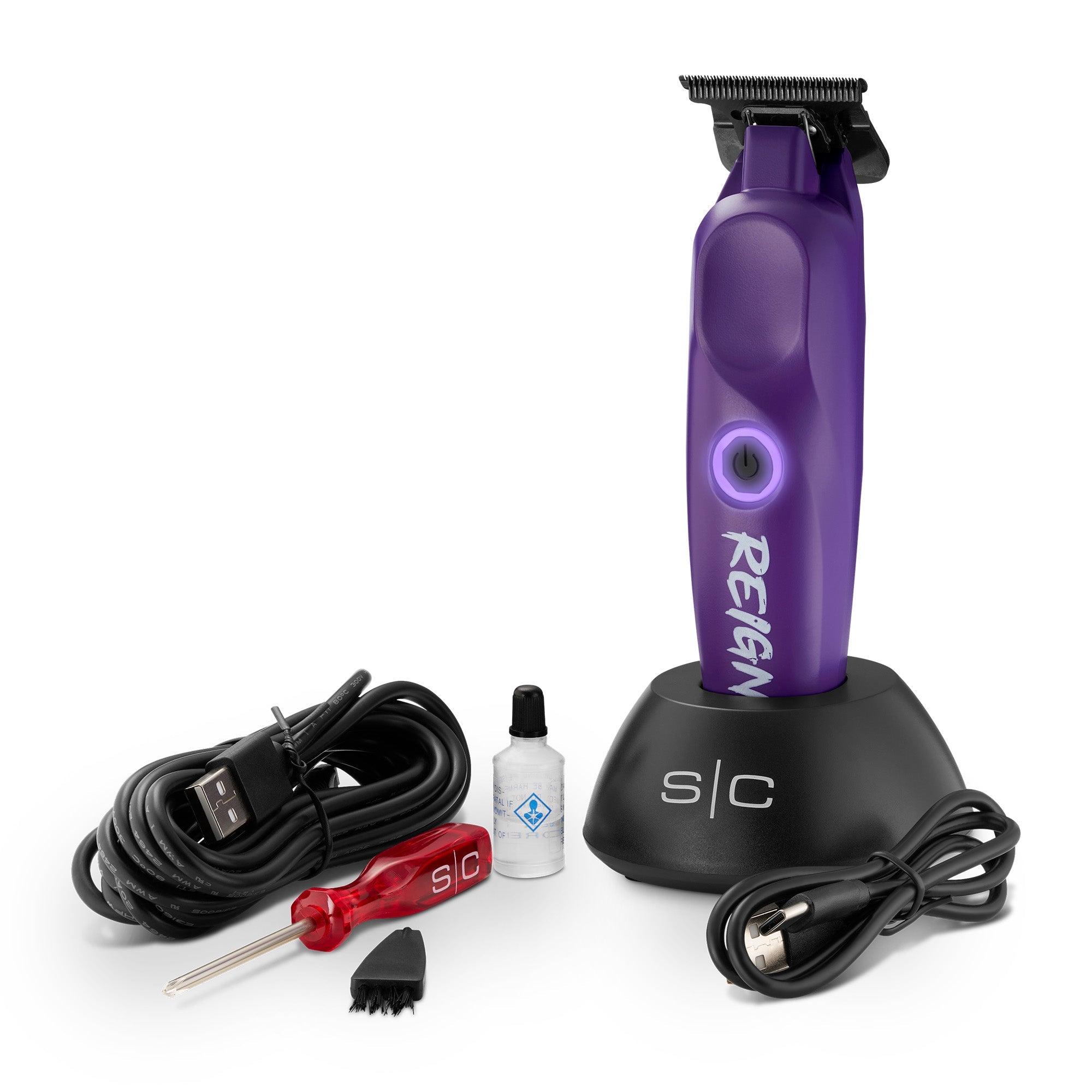 StyleCraft Reign Eon Digital Brushless Motor Trimmer - Purple Reign (SC422P) Position 13