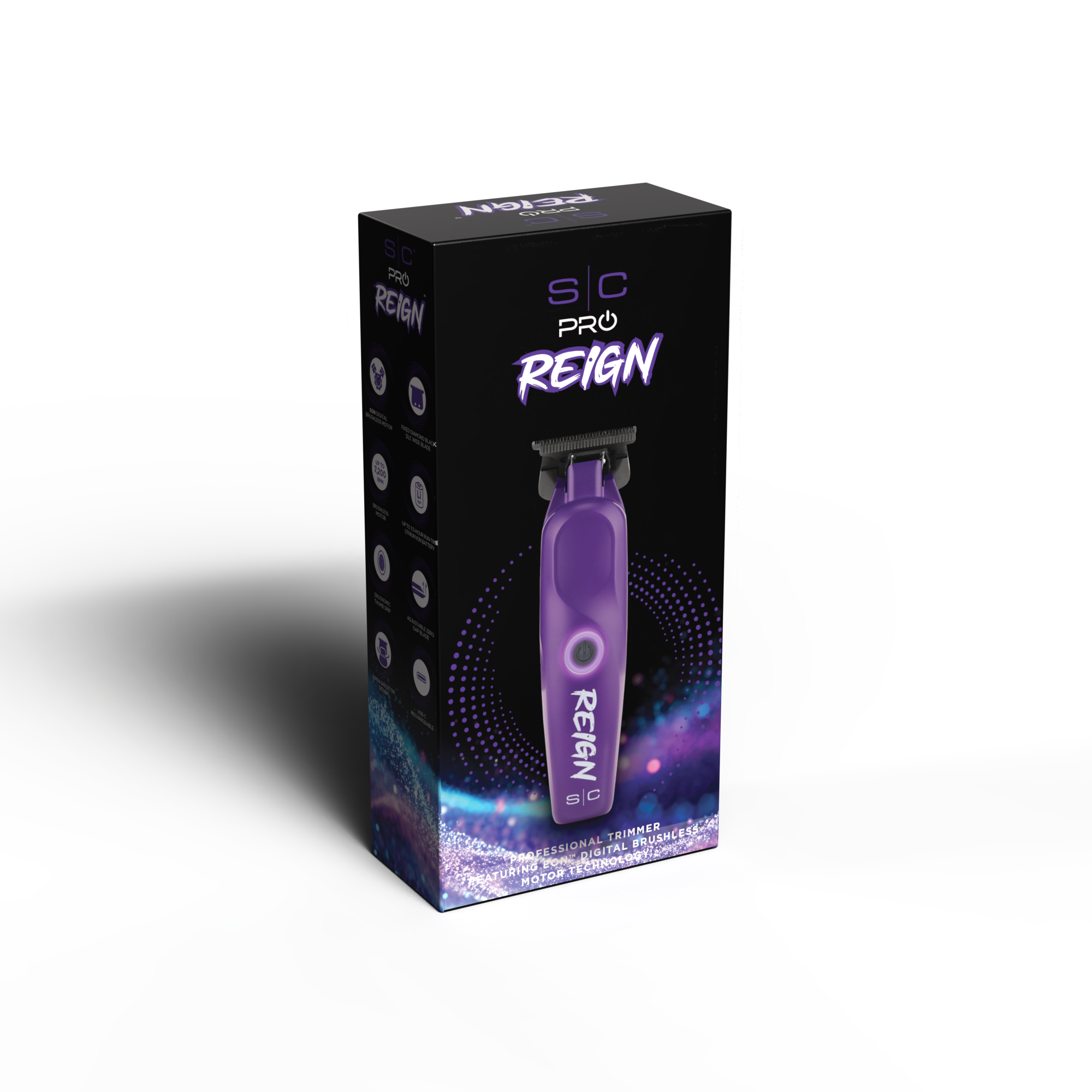 StyleCraft Reign Eon Digital Brushless Motor Trimmer - Purple Reign (SC422P) Position 18