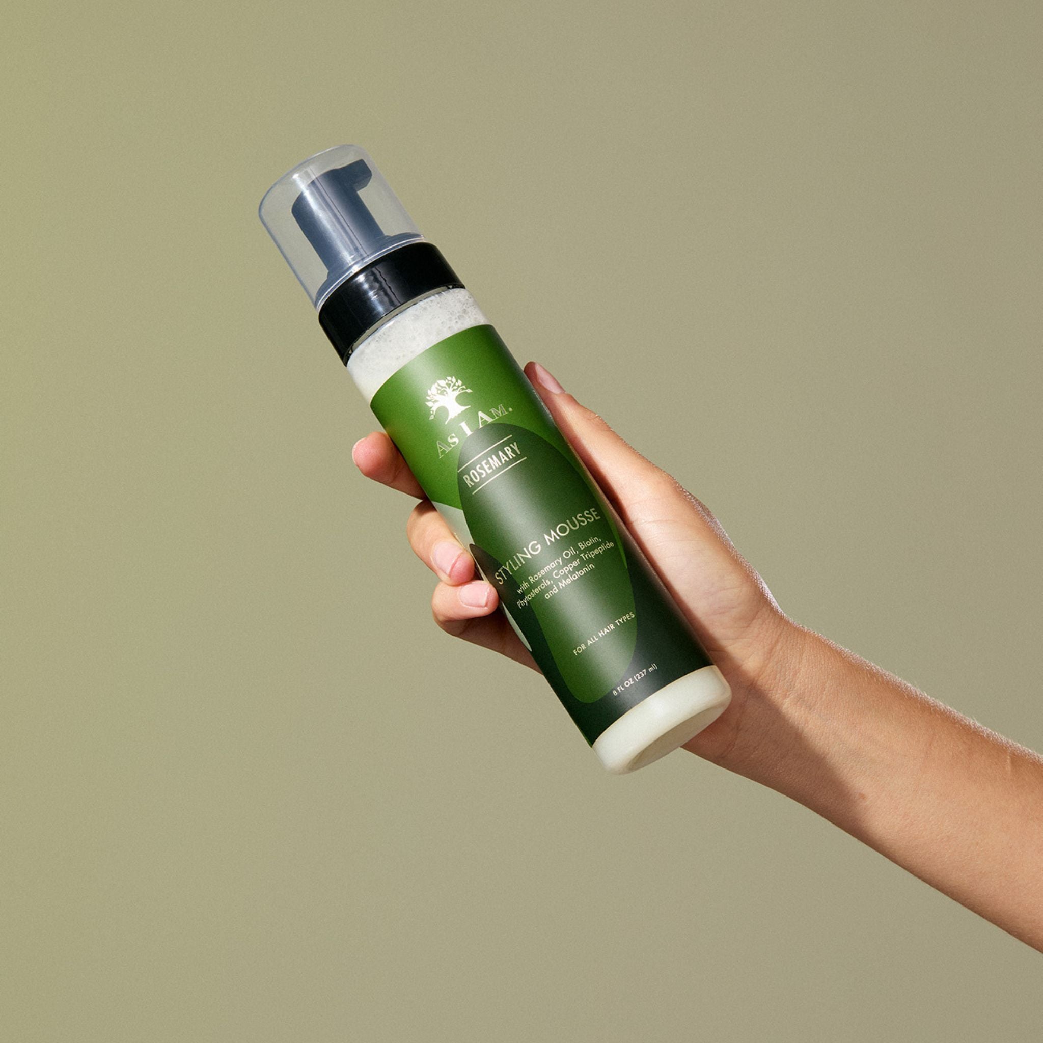 Rosemary Styling Mousse Position 5