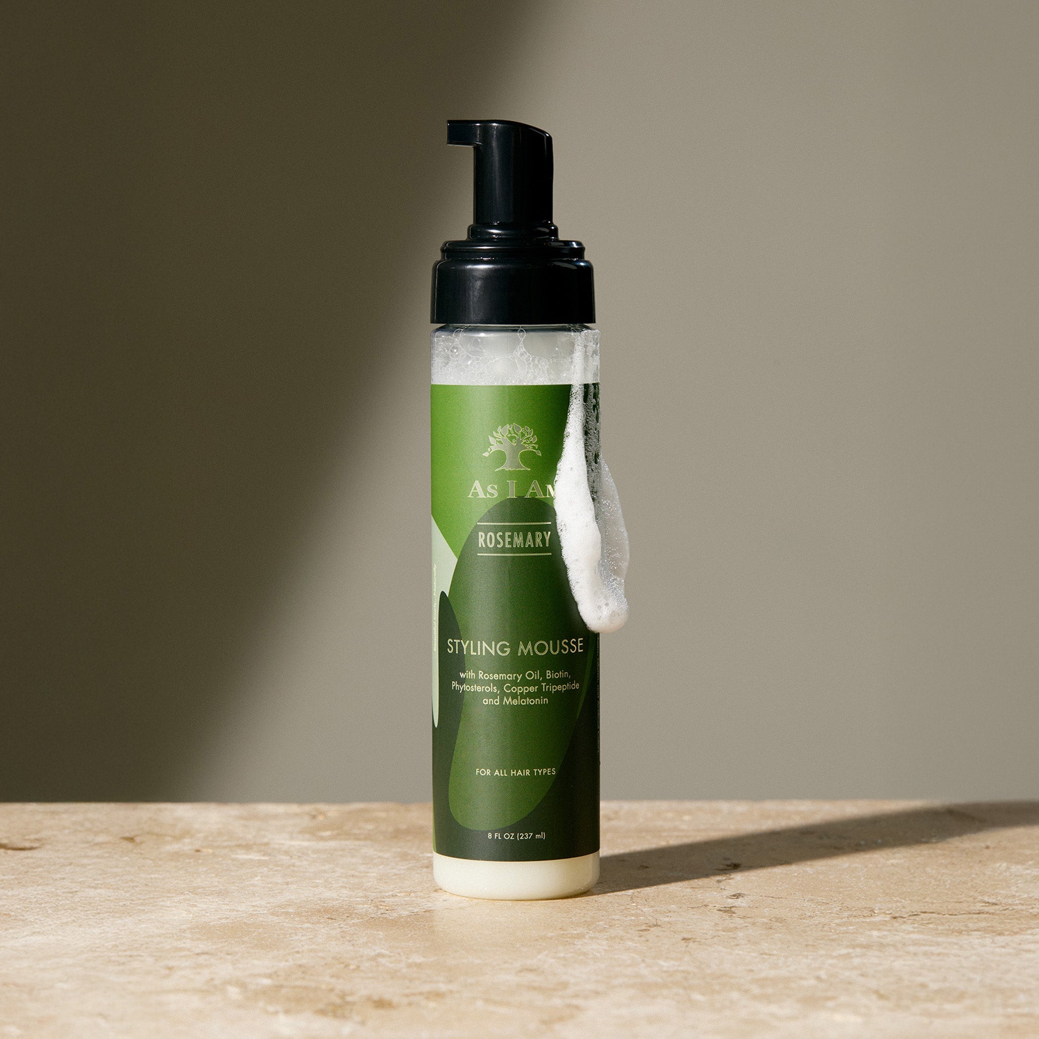 Rosemary Styling Mousse Position 1