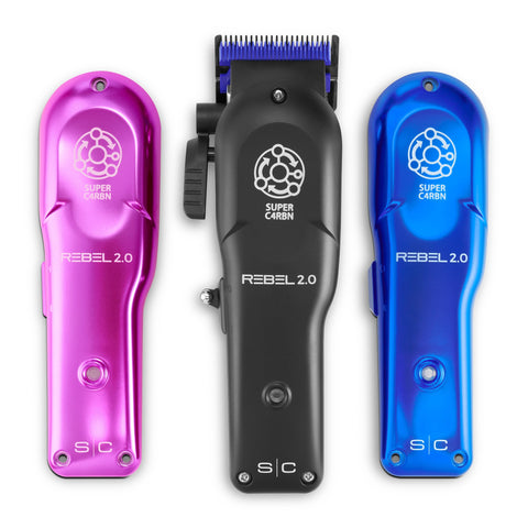 Image of StyleCraft Rebel 2.0 Professional Cordless Hair Clipper w/ Super C4RBN Motor (SC601M) Position 1