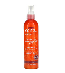 Cantu Shea Butter Coconut Oil Shine & Hold Mist, 8 oz Position 1