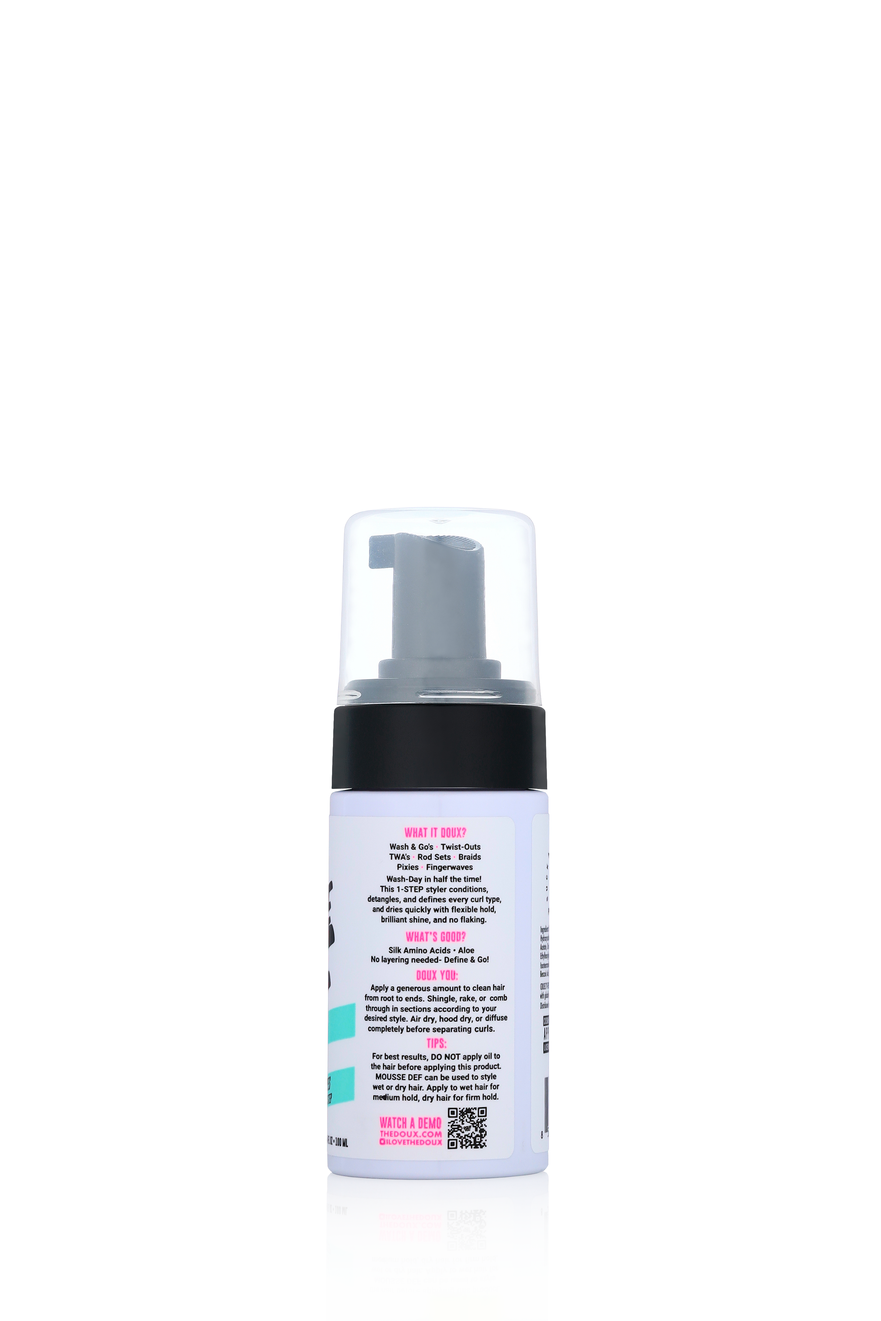 2 Pack Travel Bundle - MOUSSE DEF & CRAZYSEXYCURL™ Texture Foams 3.4 oz Position 4