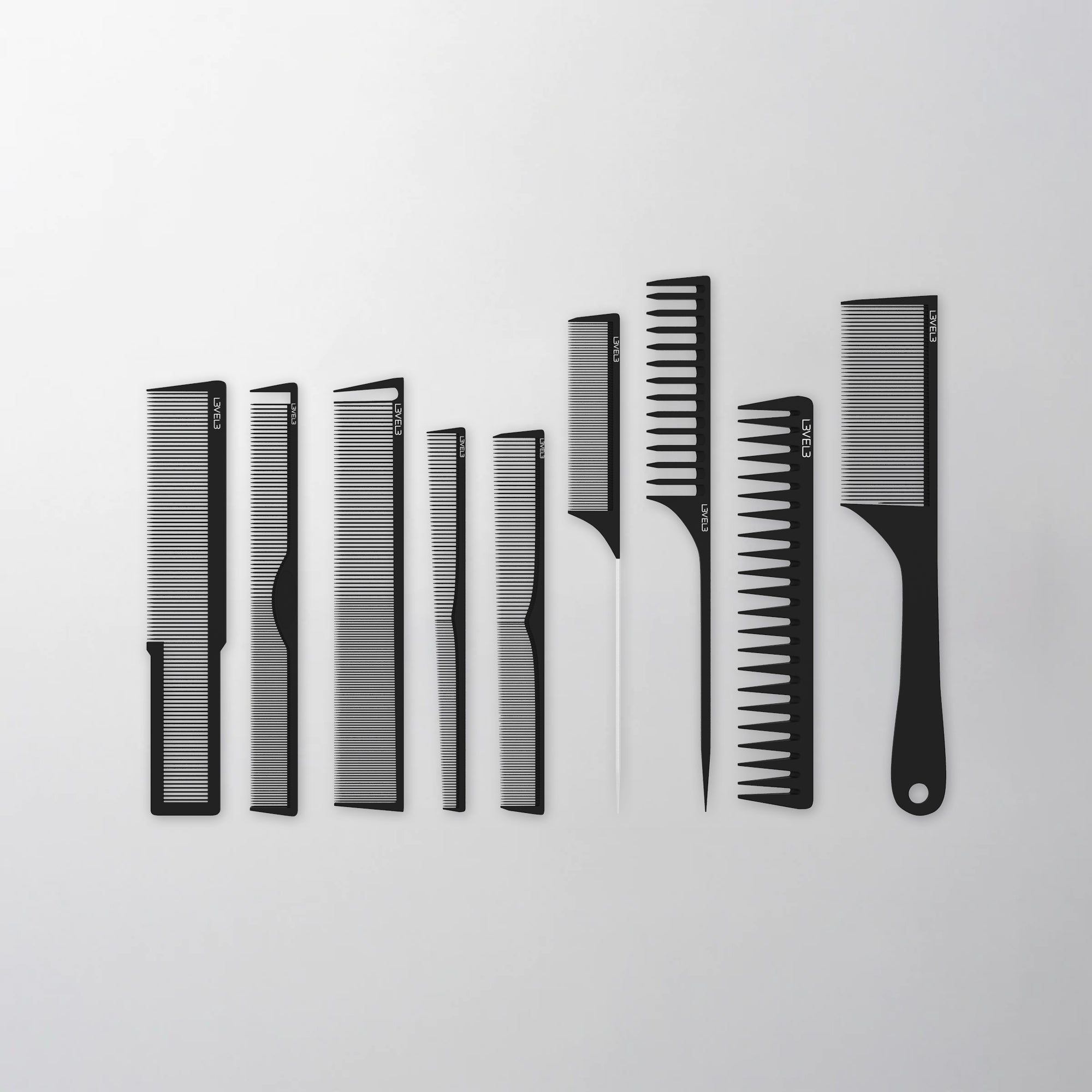 9PC Hair Styling Comb Set Position 1