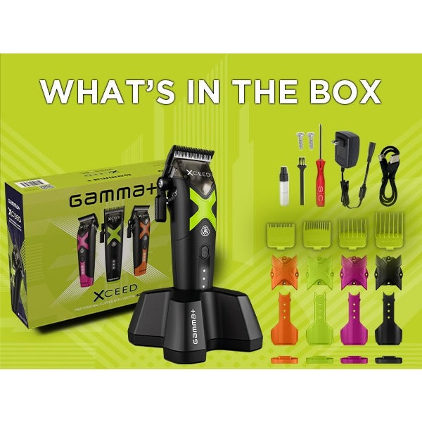 Gamma+ XCEED Professional IN2 Vector Motor Cordless Clipper (GP609B) Position 21