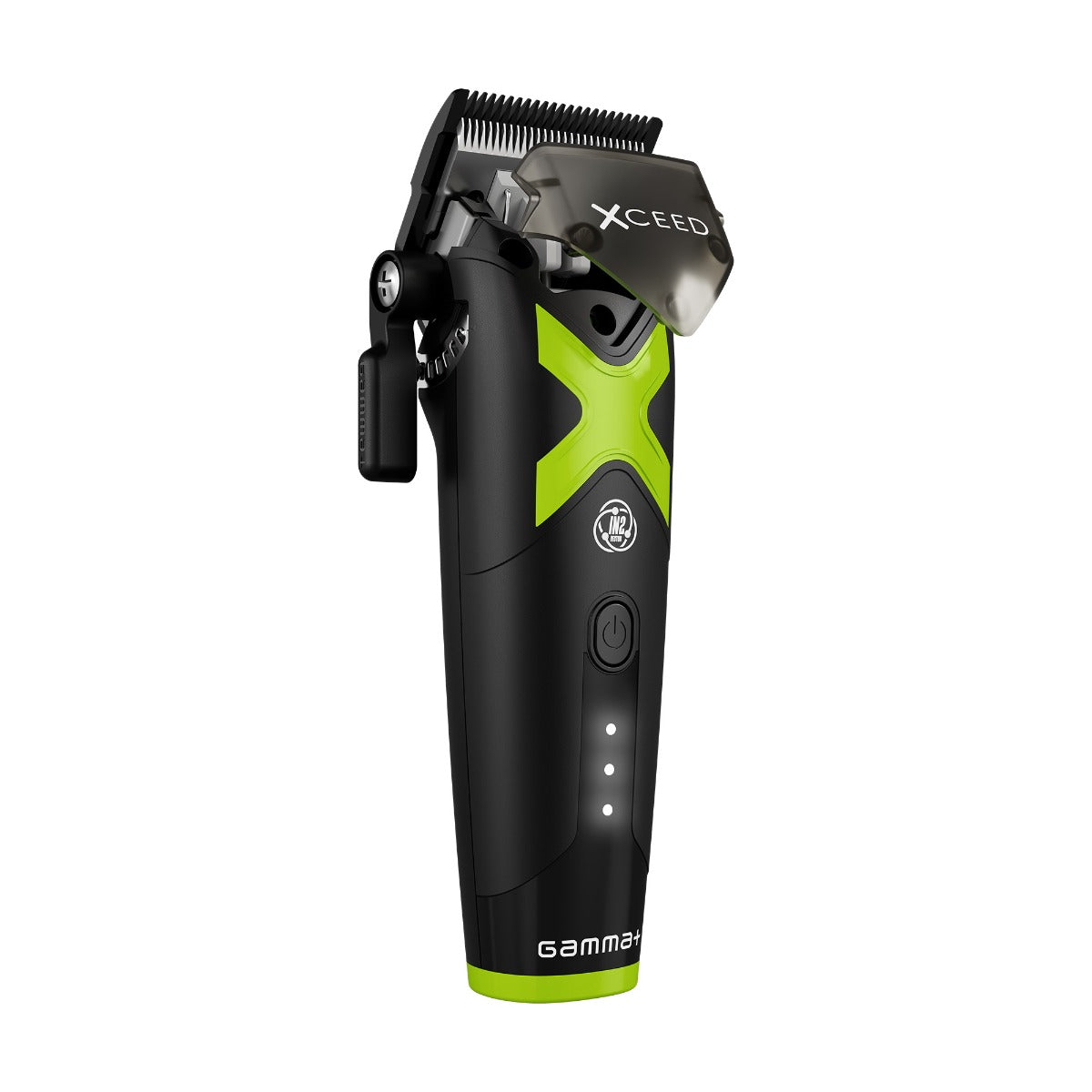 Gamma+ XCEED IN2 Vector Motor Cordless Clipper + Trimmer + Double Foil Shaver Value Set (GP609B/GP418B/GP803B) Position 4