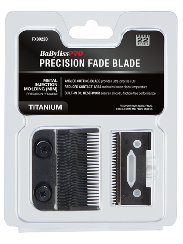 Image of BaBylissPRO Black Titanium MIM Precision Fade Clipper Blade #FX8022B Position 4