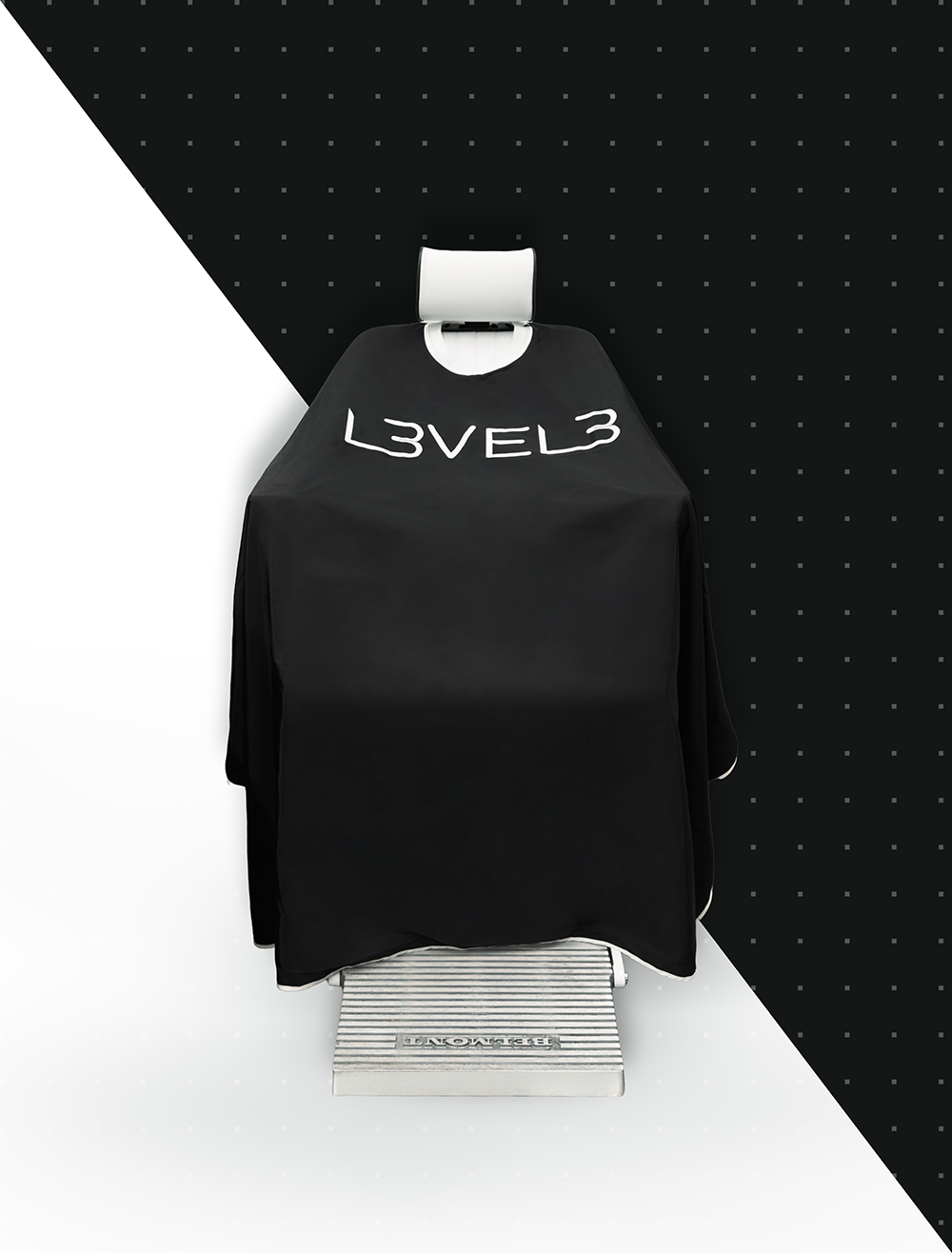 Professional Rubber Neck Cutting Cape Position 4