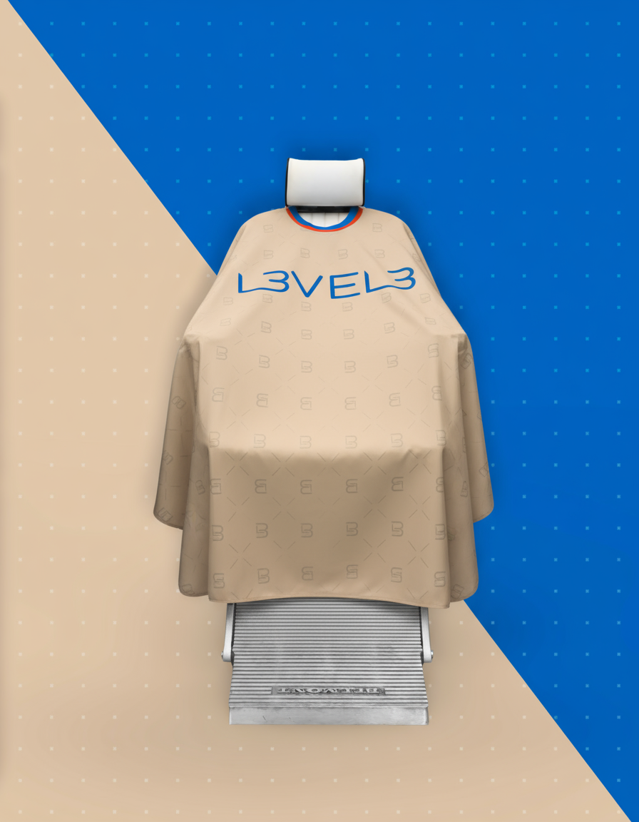 Professional Rubber Neck Cutting Cape Position 11