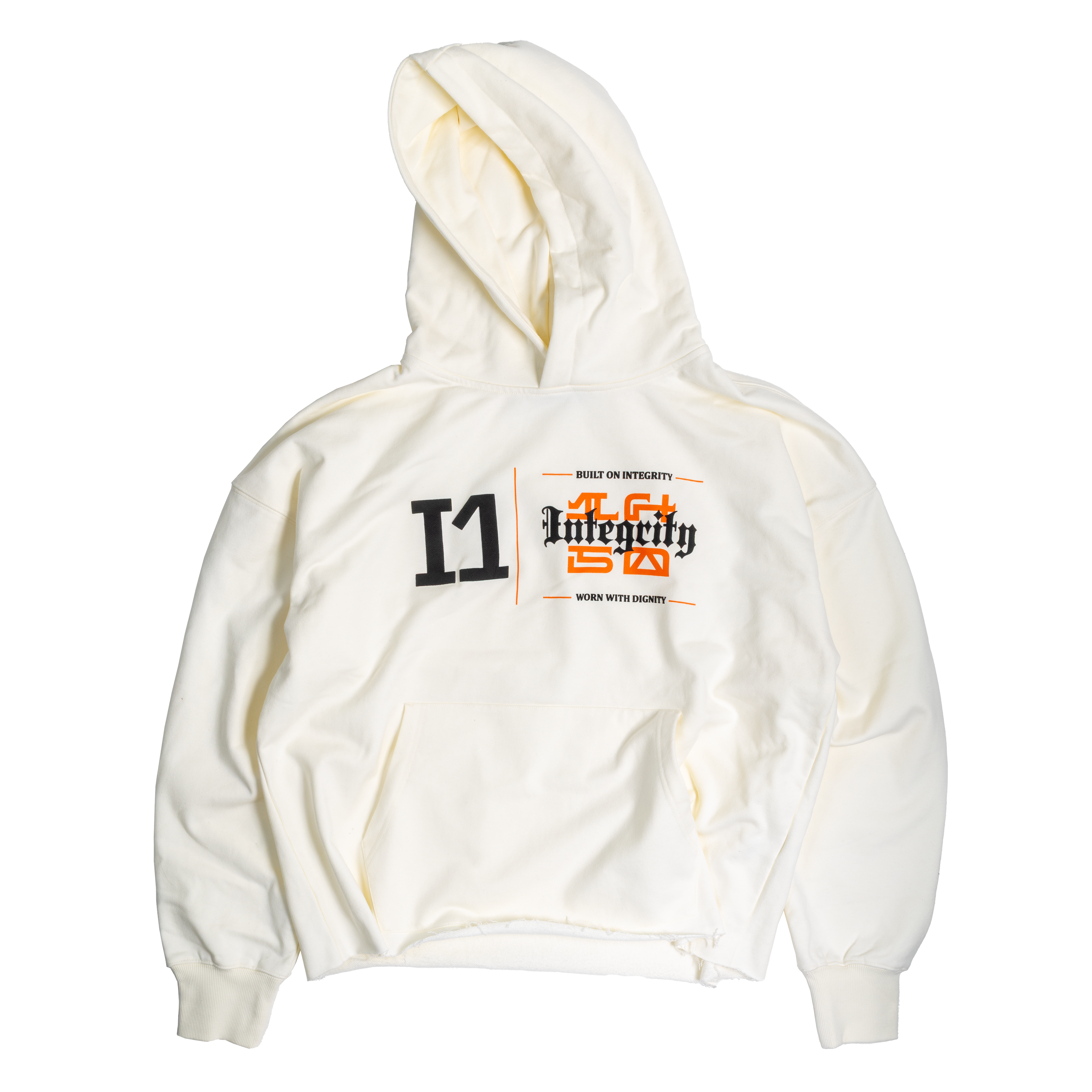 ARTICLE I CROPPED HOODIE -- OFF WHITE Position 1