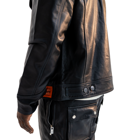 Image of ARTICLE I LEATHER JACKET Position 6