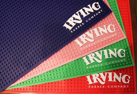 Irving Barber Company Work Station Mat
