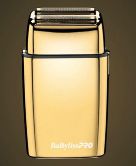 Gold BaByliss PRO® FOILFX02 ™ Cordless Gold Metal Double Foil FXFS2 Shaver