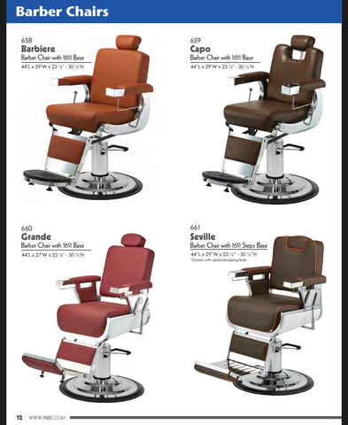 Image of Pibbs Barber Chair - Seville 661