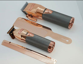 Babyliss Pro Rose Gold Clipper Trimmer Comb Bundle