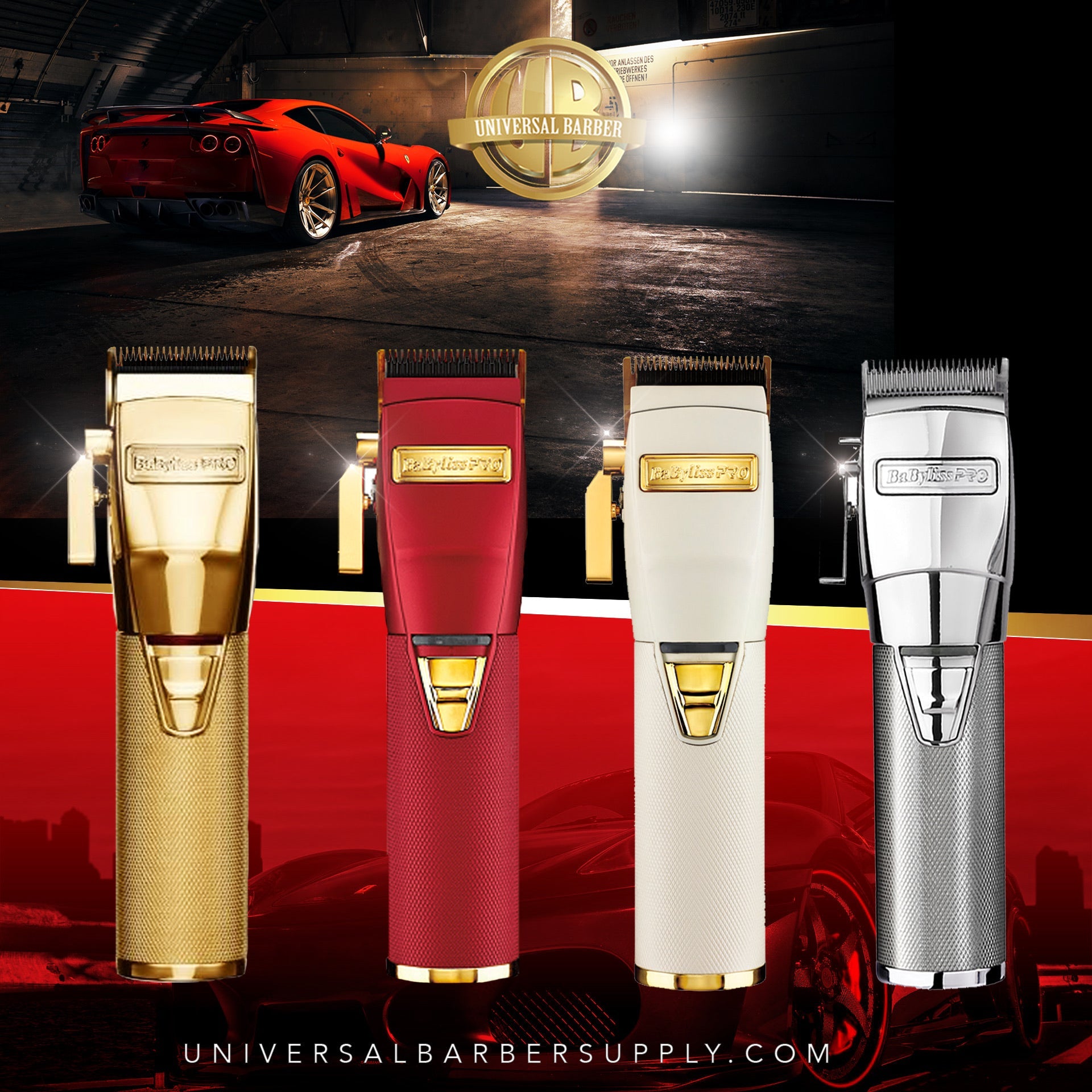 Babyliss Pro Influencer Collection Clippers (WHITEFX)