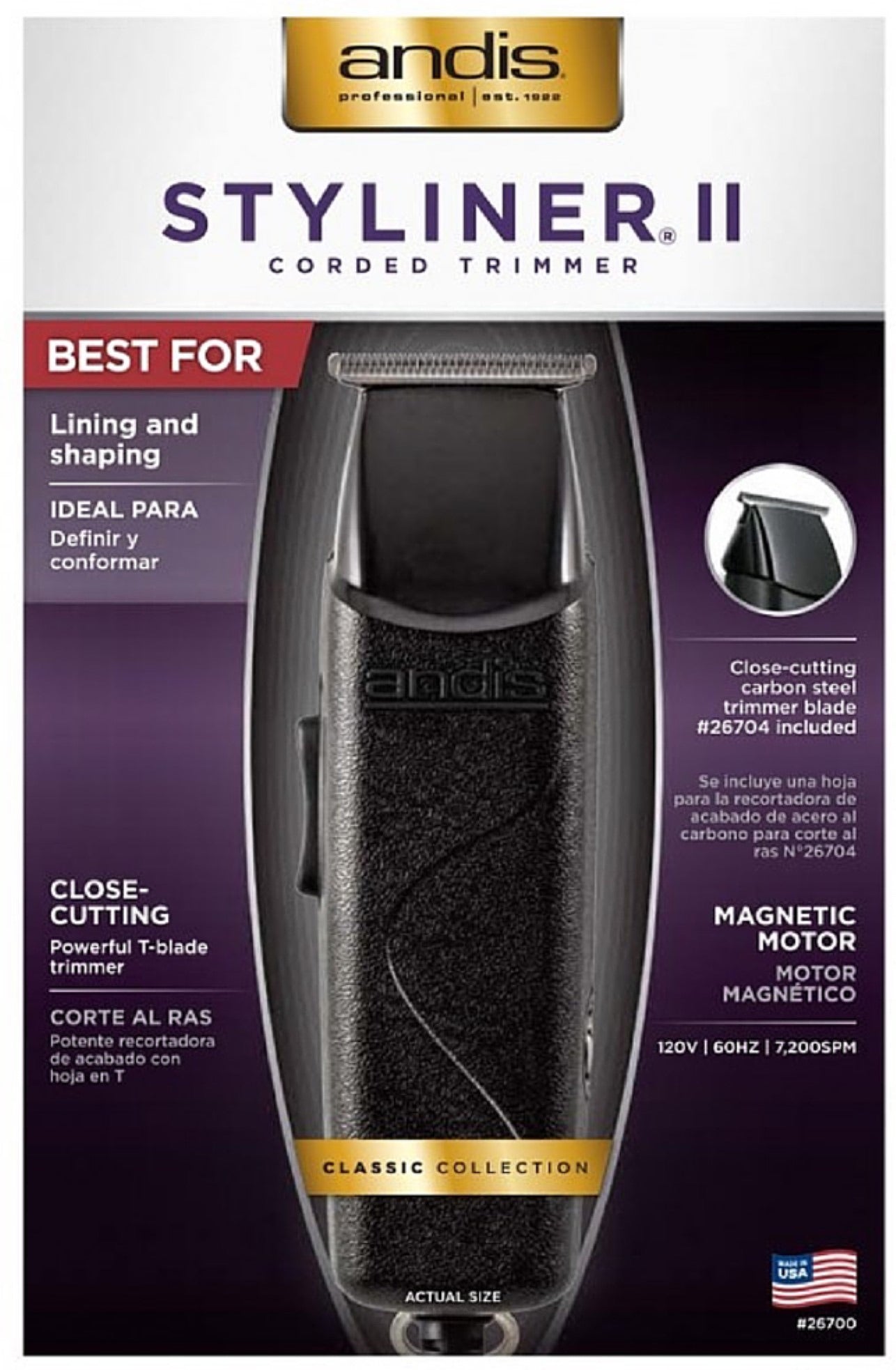 Andis Styliner II Corded Trimmer