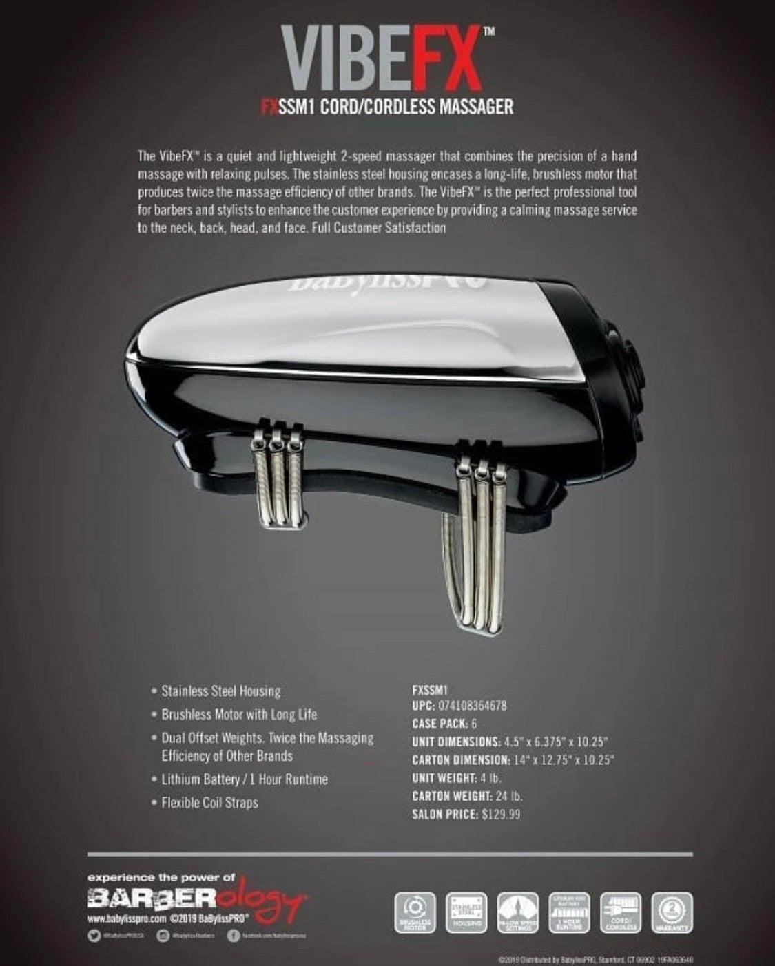 Babyliss Pro Vibe FX Massager