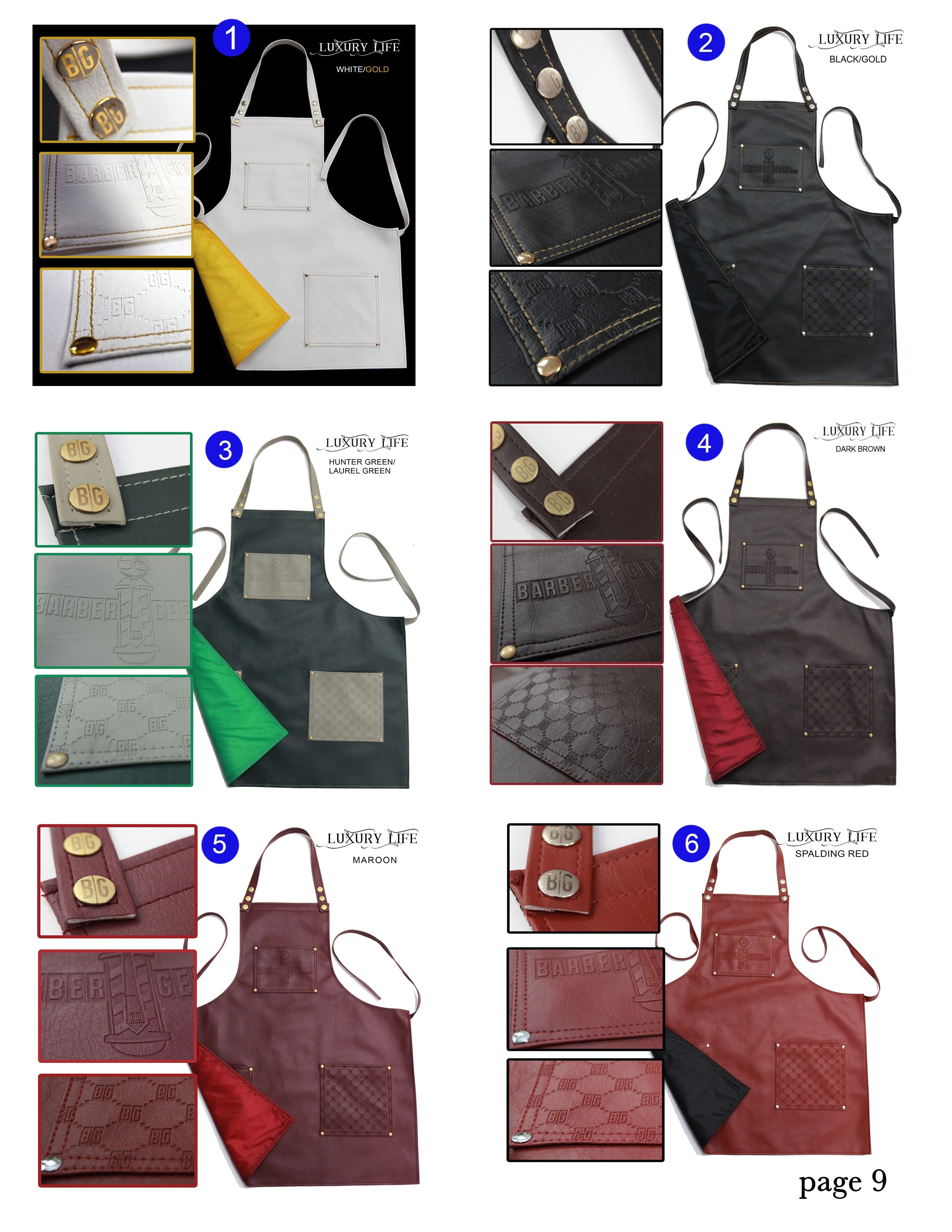 Barber Geeks “Luxury Life” Apron